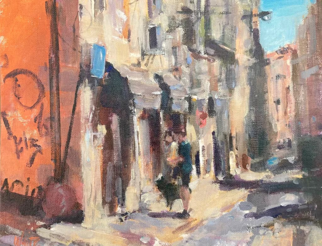 Urban Alleyway Scene