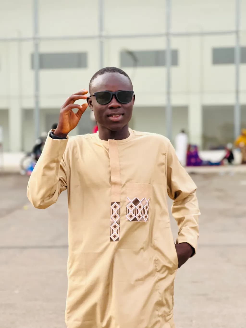 Urban Elegance: A Confident Portrait in Fashion and Style