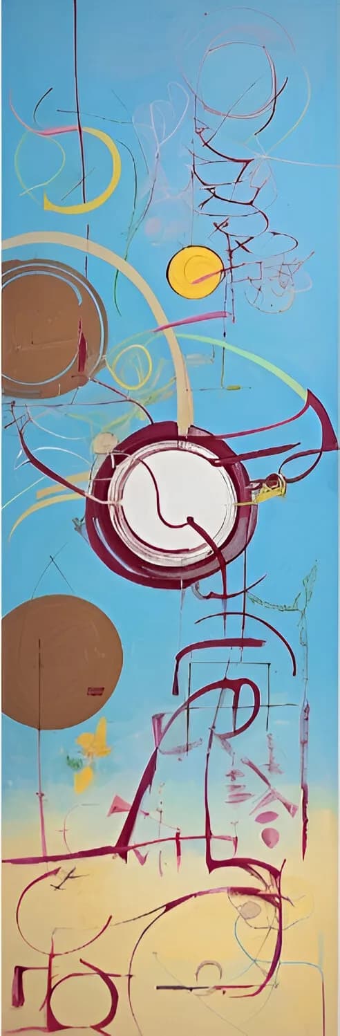 Whispers of Color: An Abstract Journey Through Light and Form