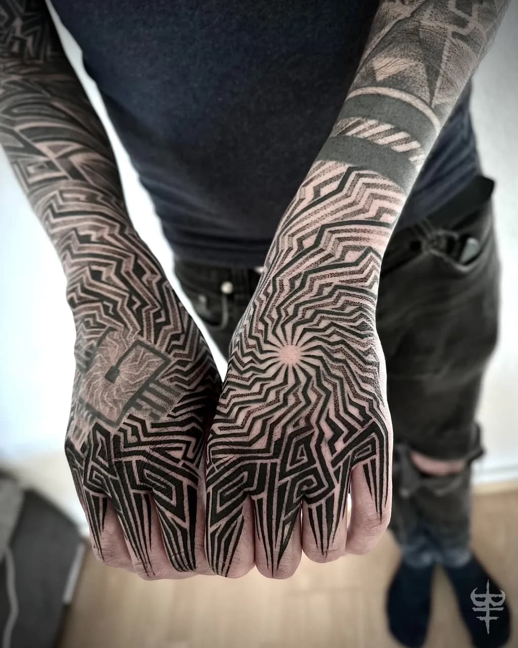 Intricate Ink: A Dance of Patterns on Skin