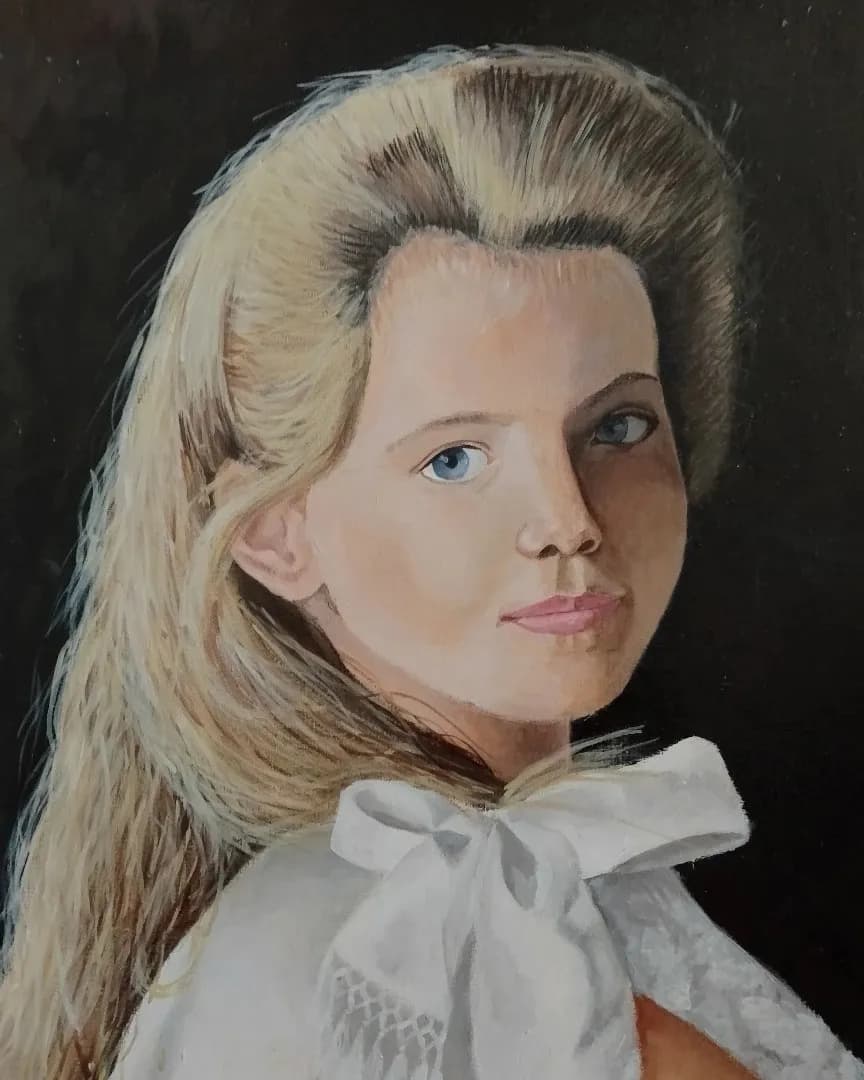Whispers of Innocence: A Portrait of Grace and Beauty