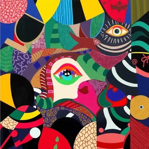 Vibrant Visions: A Kaleidoscope of Color and Emotion