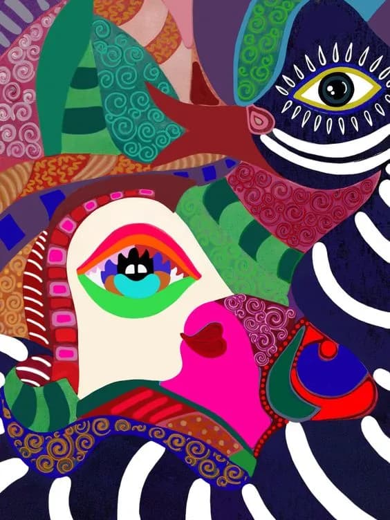 Vibrant Visions: A Kaleidoscope of Color and Emotion in Abstract Art