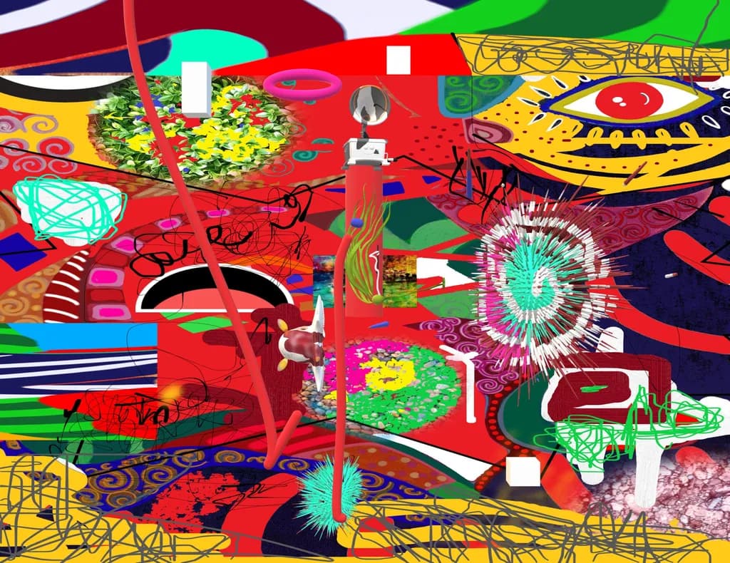 Vibrant Chaos: A Kaleidoscope of Color and Emotion in Abstract Expressionism