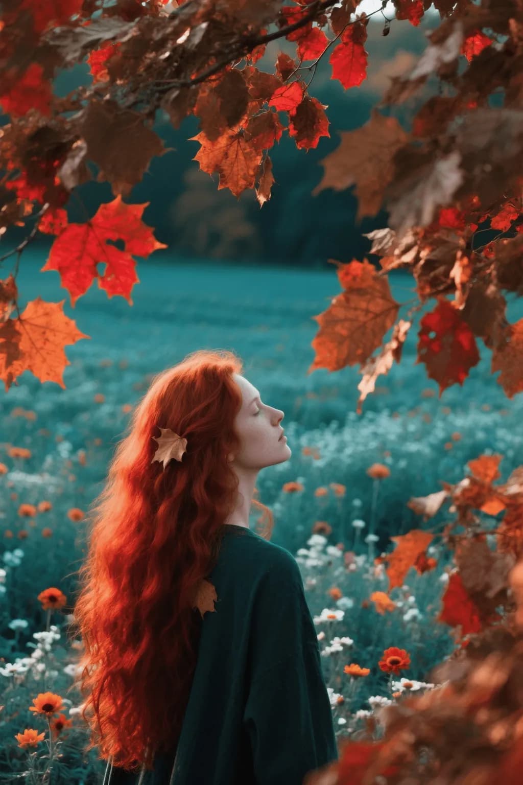 Whispers of Autumn: A Serene Encounter with Nature's Beauty