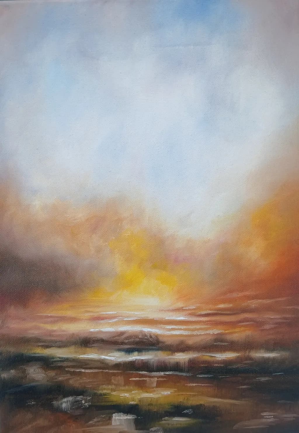 Whispers of Dawn: A Serene Landscape Awakening to Light