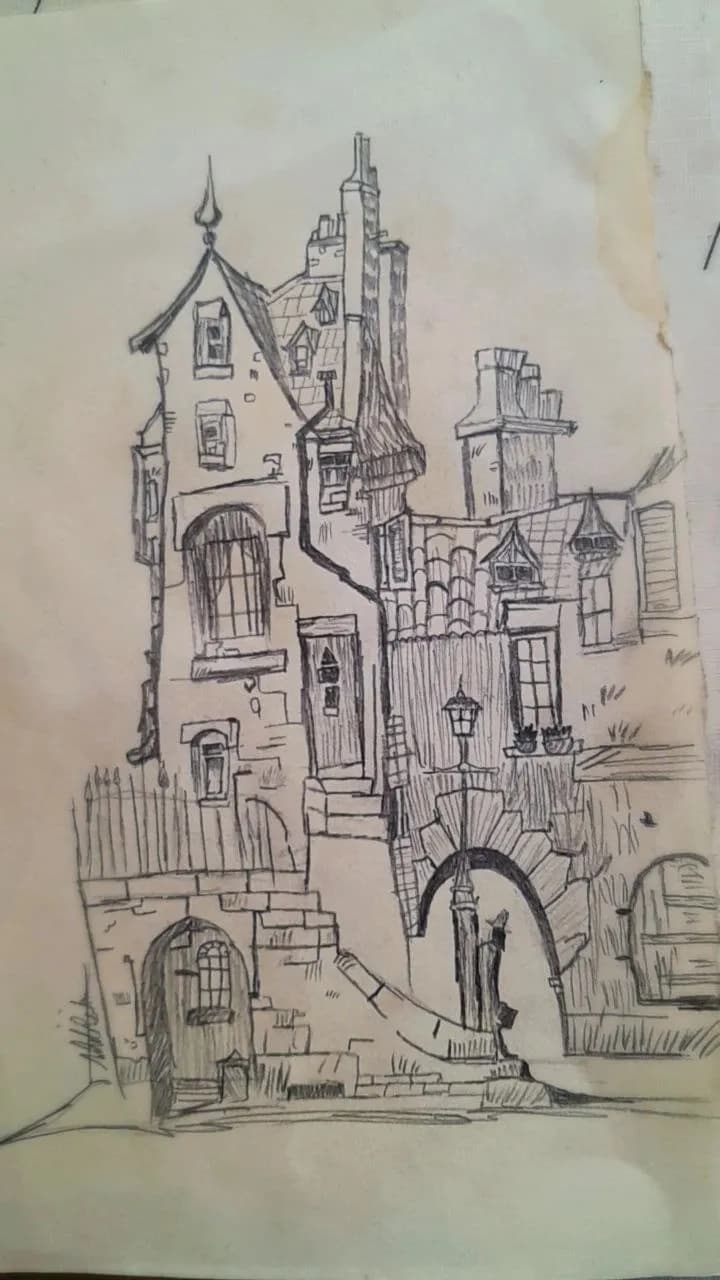 Whimsical Shadows: A Journey Through Enchanted Architecture