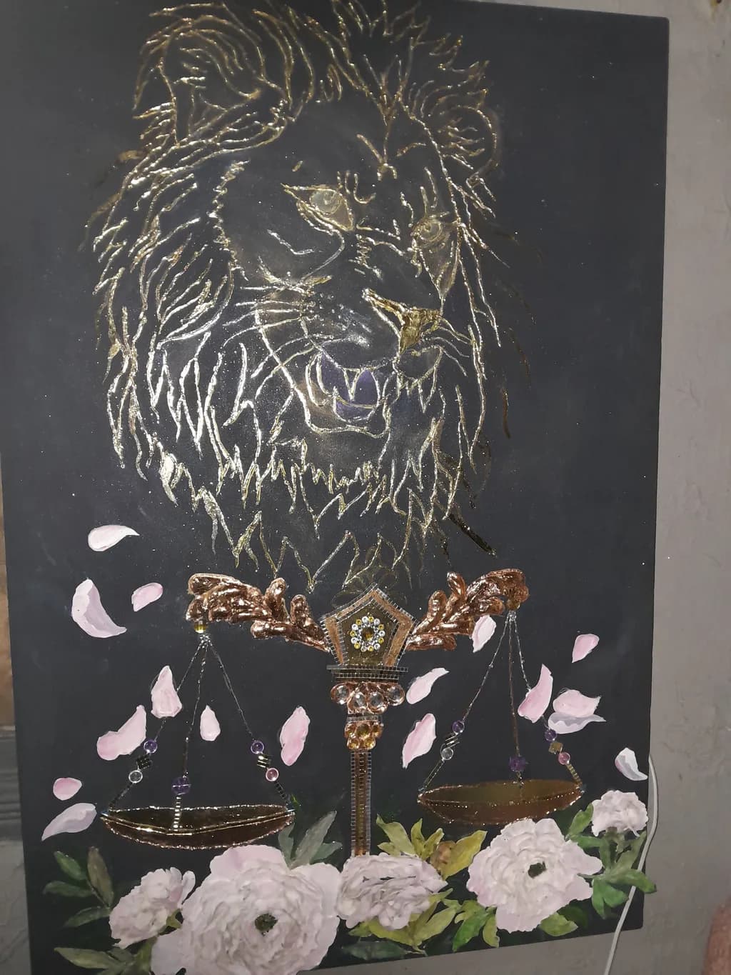 Lion and Scales
