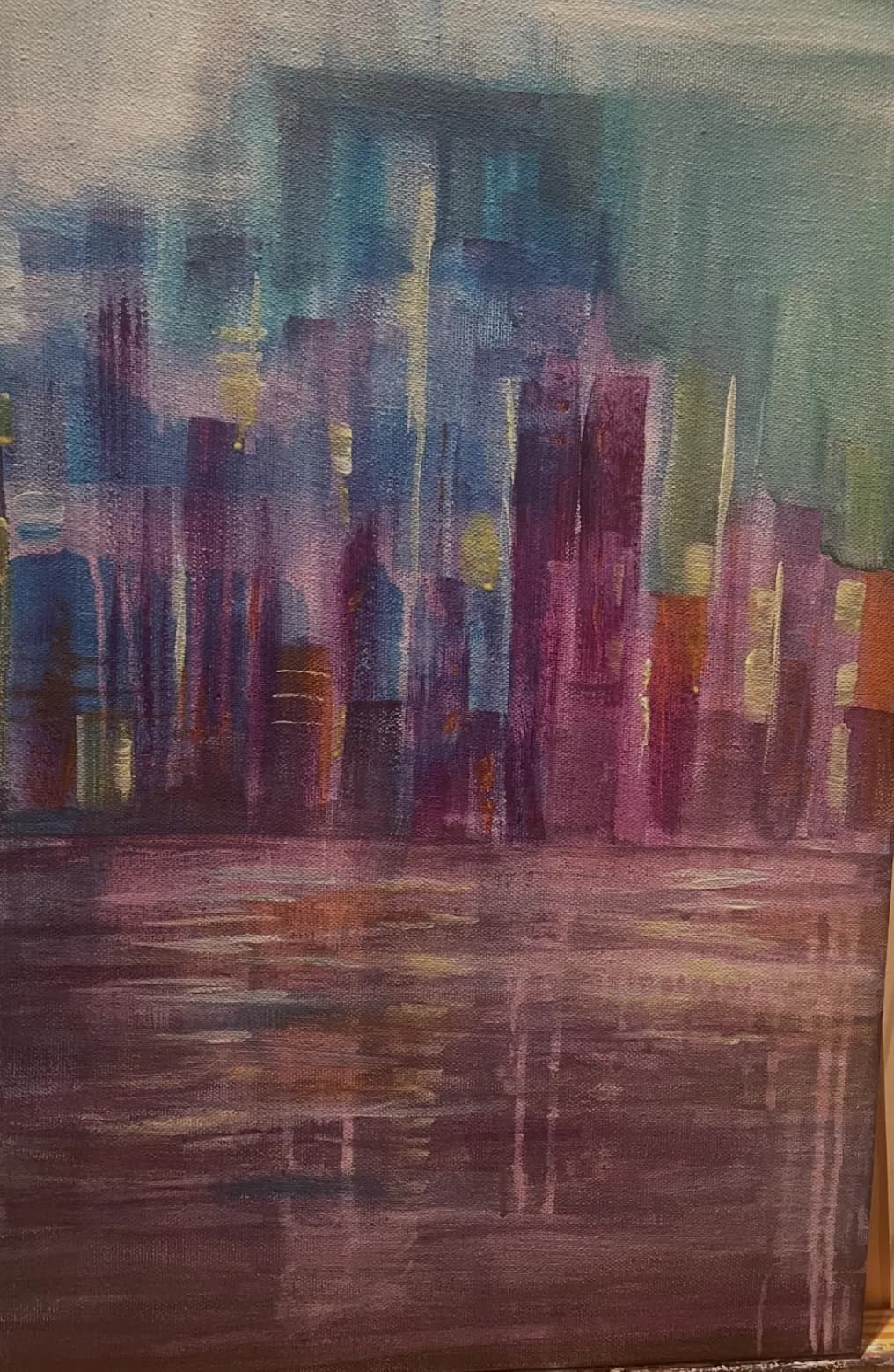 Whispers of the City: A Dreamy Urban Landscape in Soft Hues