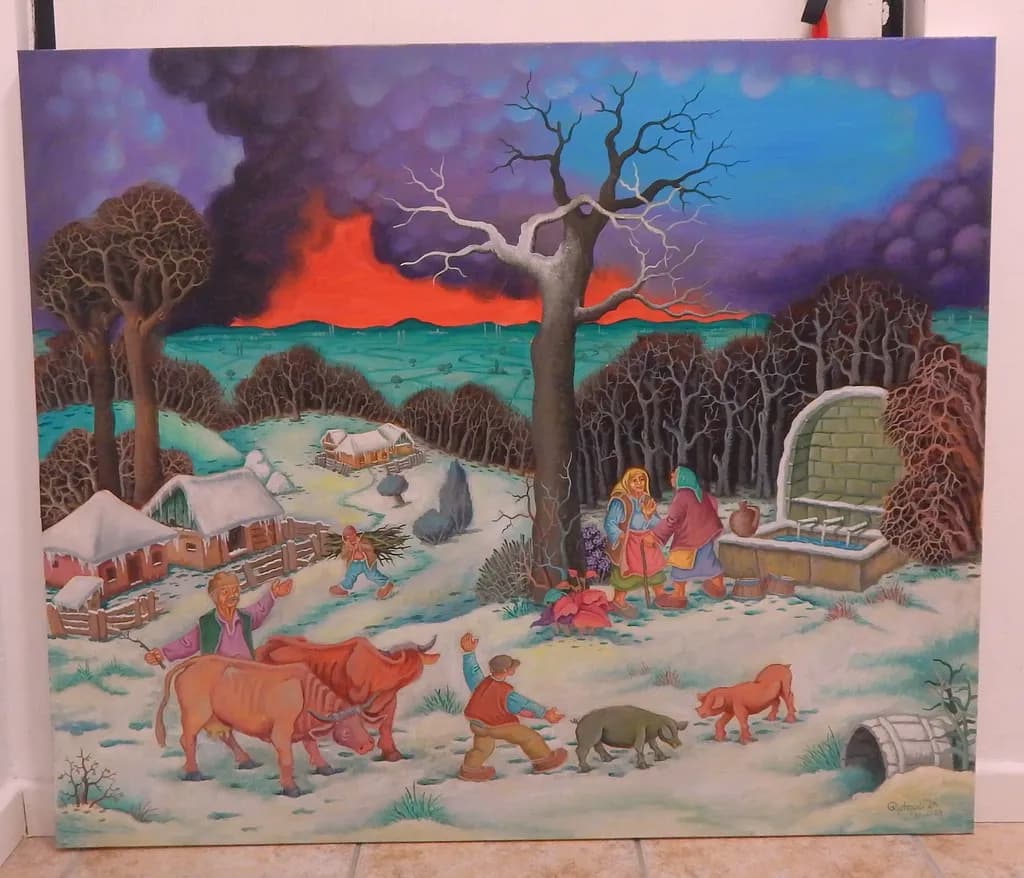 Whispers of Winter: A Rural Tale of Harmony and Strife