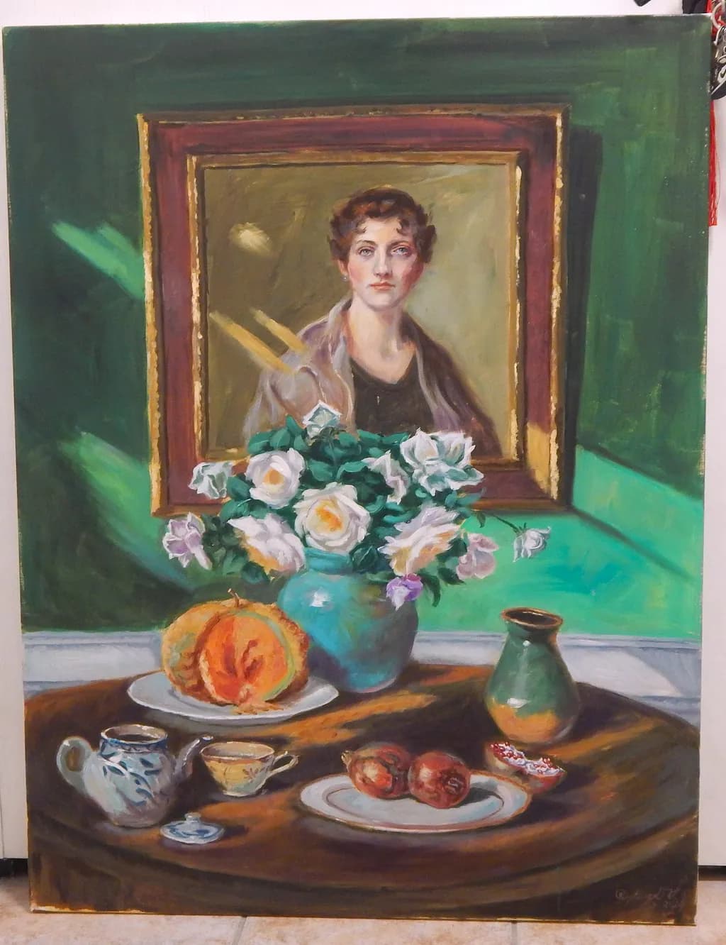Whispers of Elegance: A Portrait Amidst Nature's Bounty