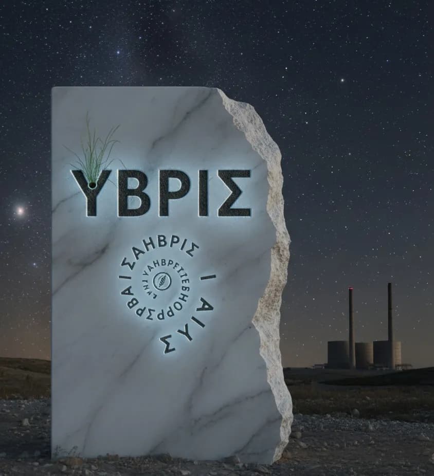 Ethereal Echoes: The Stone of Ybris Beneath a Starry Sky