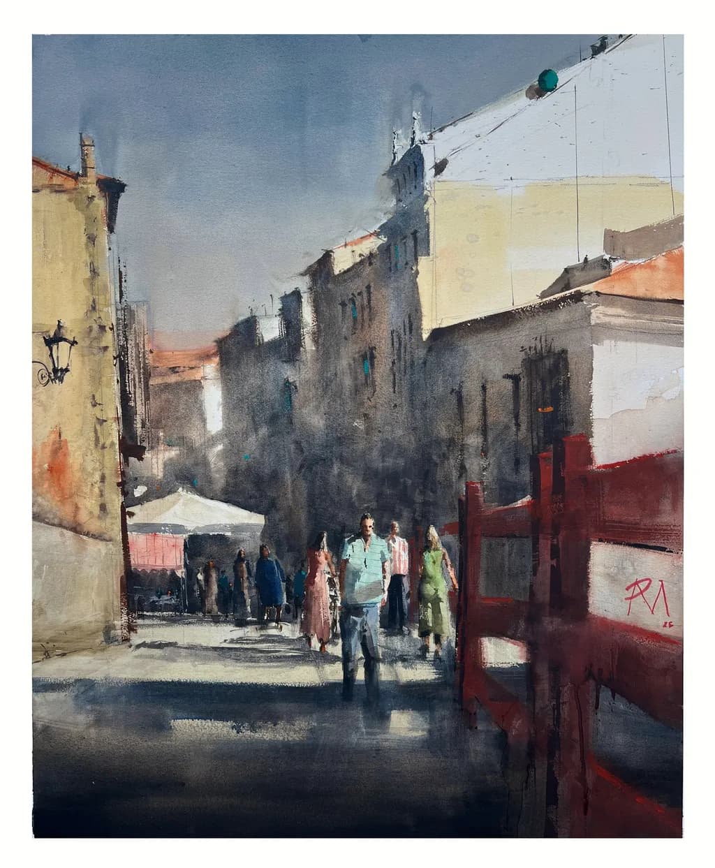 Whispers of the City: A Serene Stroll Through Sunlit Streets