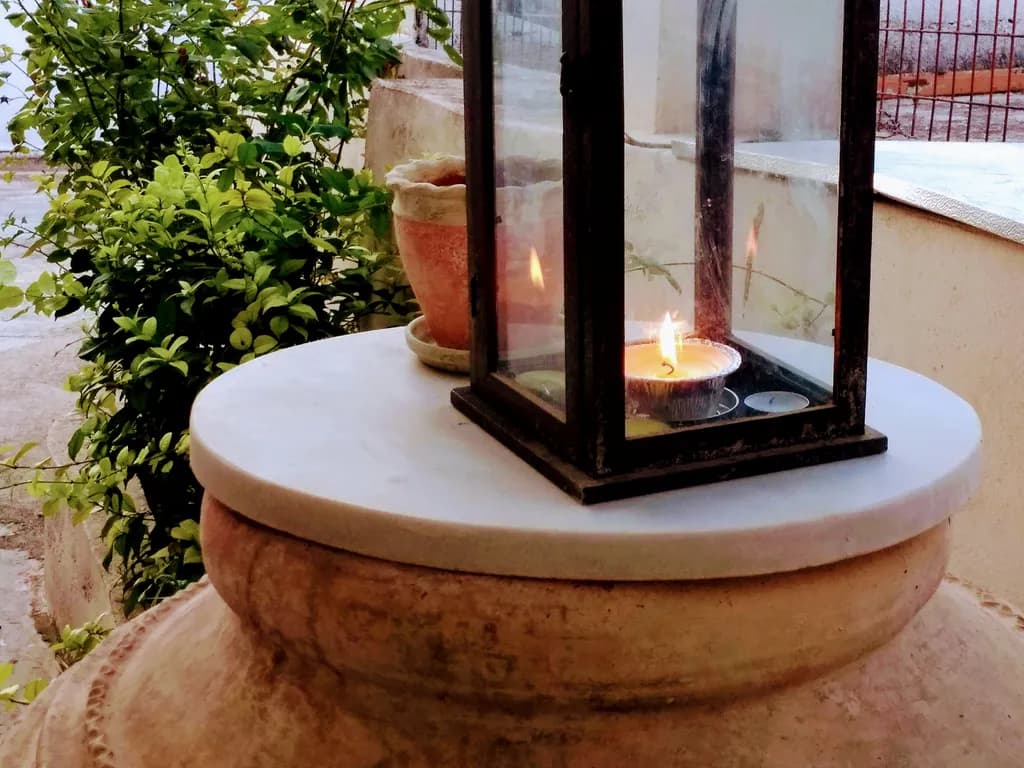 Whispers of Light: A Lantern's Embrace in Nature's Serenity