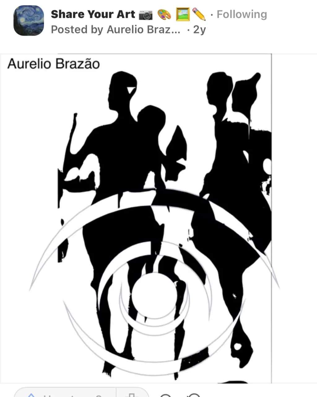 Shadowed Figures Spiral