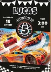 Racing into Five: A High-Octane Birthday Celebration for Lucas