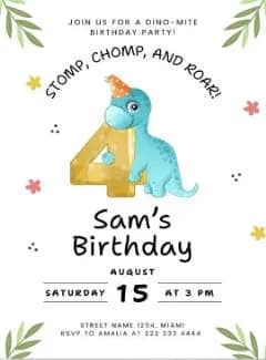 Dino-Mite Birthday Bash: Celebrate with Colorful Fun and Roaring Joy!