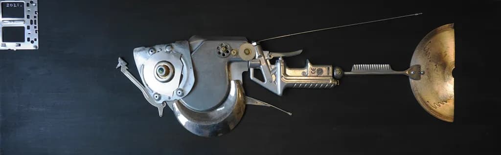 Mechanical Harmony: A Fusion of Art and Industry in Fish Form