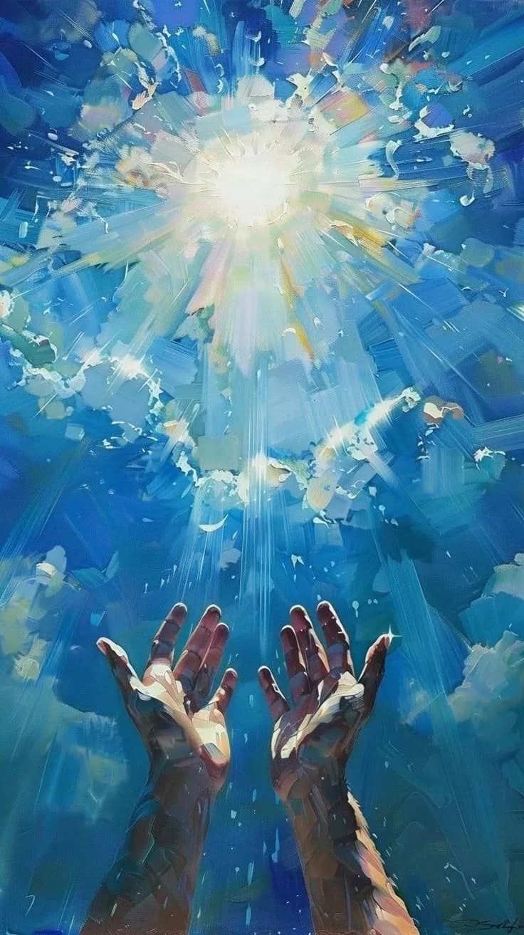 Radiant Embrace: A Journey Through Light and Hope