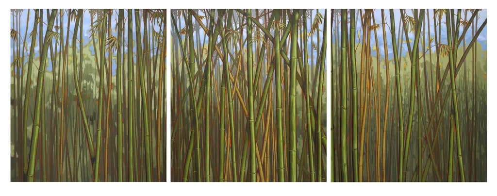 Bamboo Triptych