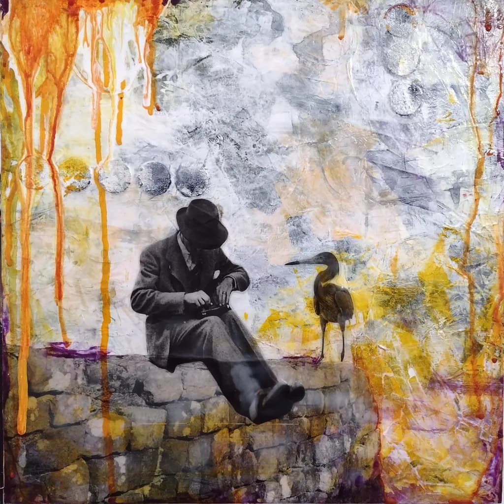 Whispers of Time: A Serene Encounter Between Man and Nature