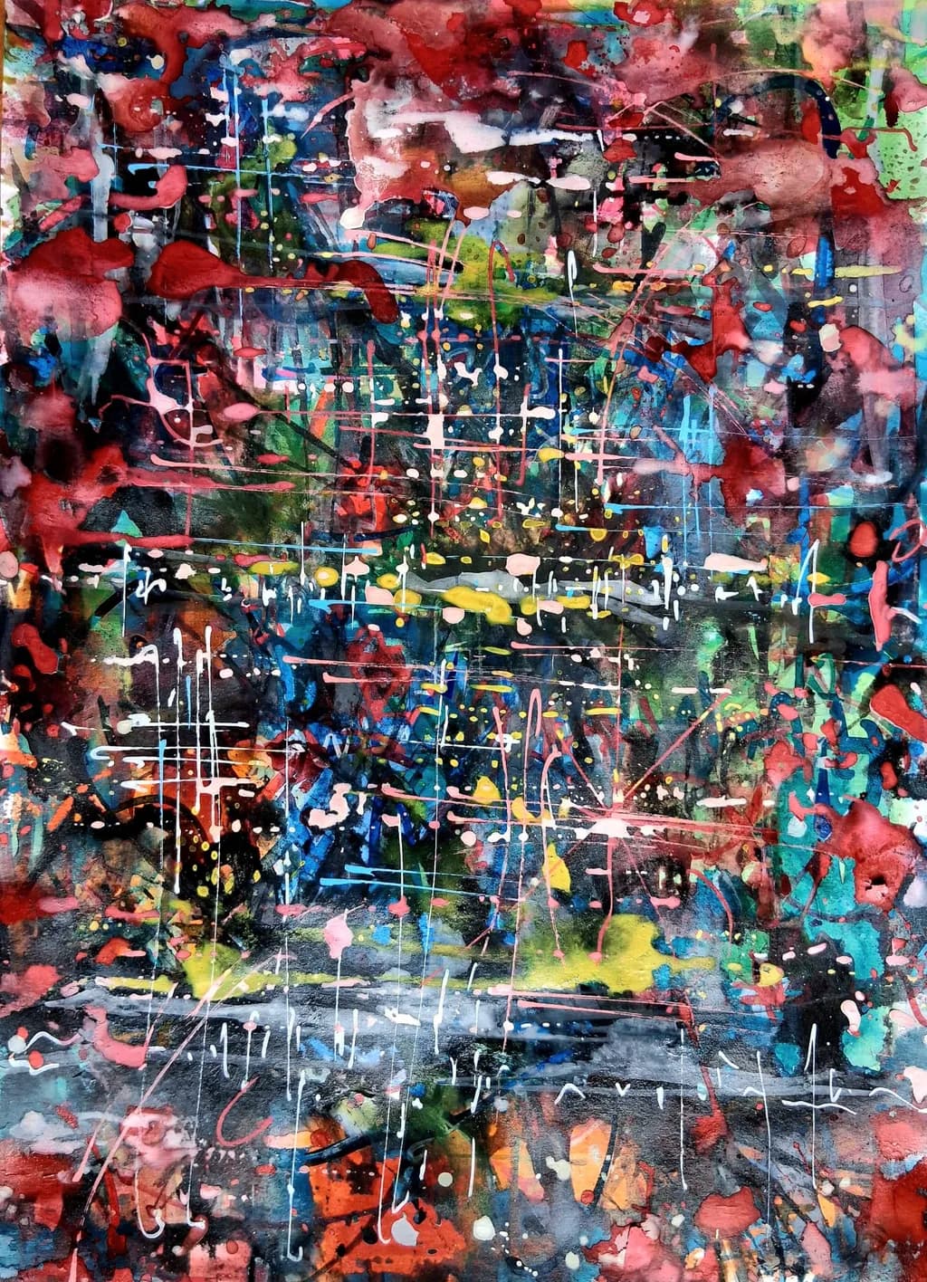 Vibrant Chaos: A Symphony of Color and Emotion in Abstract Expressionism