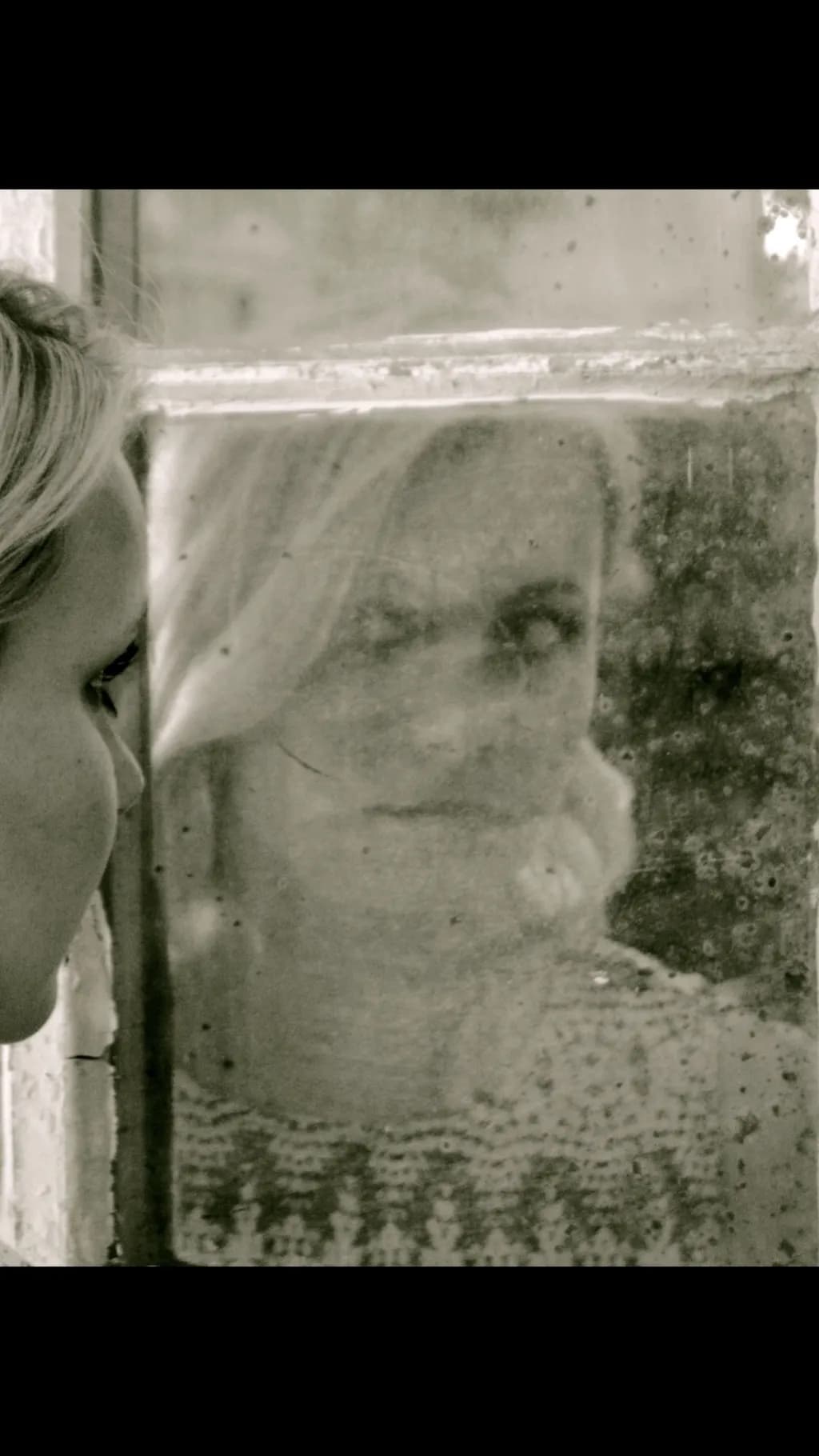 Reflections of the Soul: A Haunting Encounter with Self in a Dusty Mirror