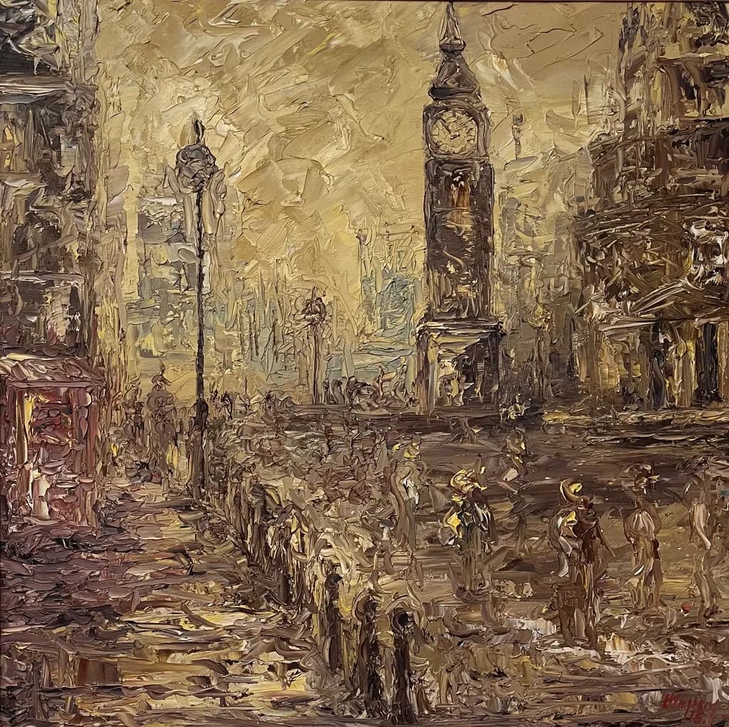 Whispers of Time: A Golden London Evening