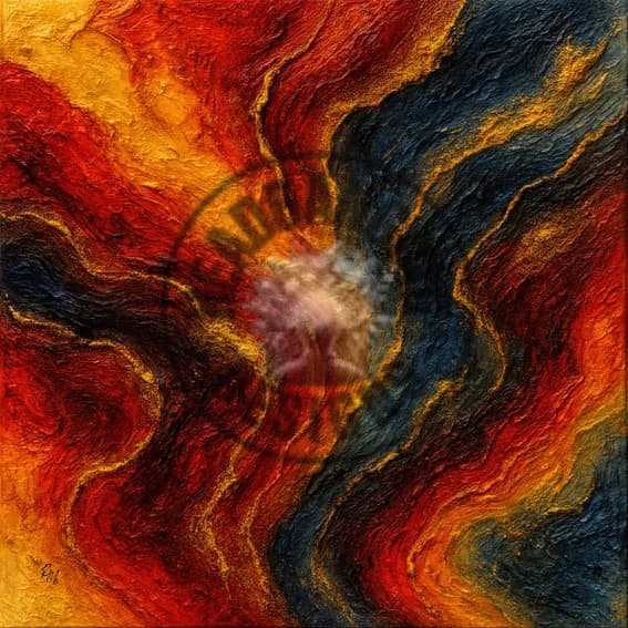 Iridescent Impasto