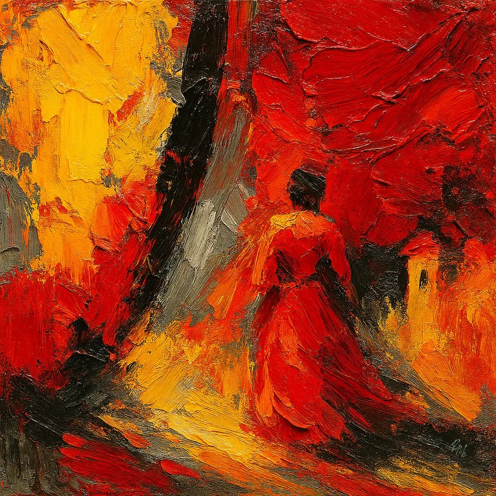 Fiery Reflection