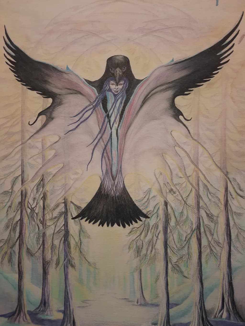 Ethereal Transformation: The Mystical Dance of Nature and Myth