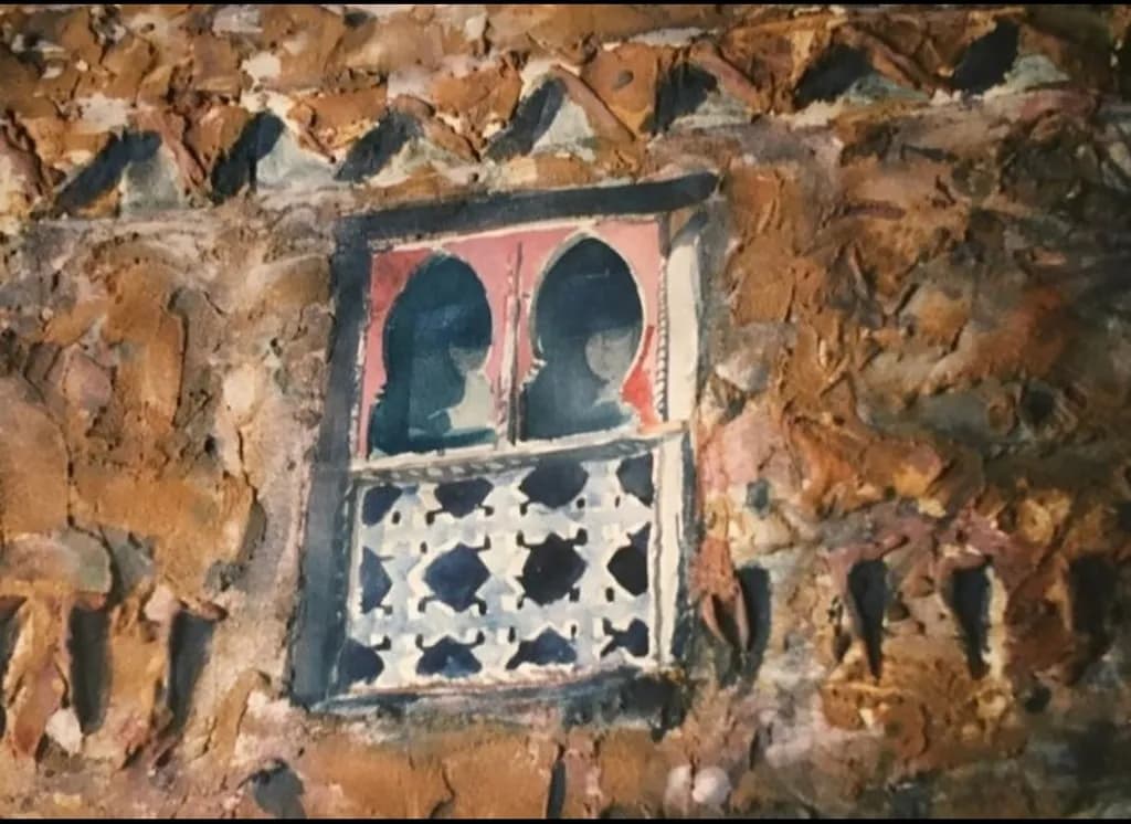 Impression of a Rustic Window