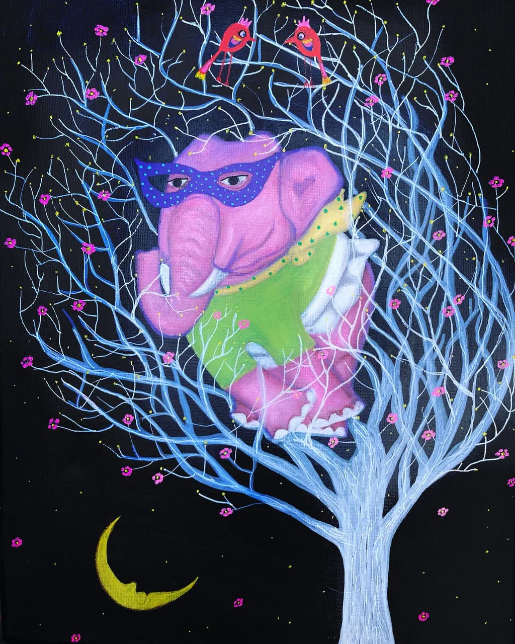 Elephant in Bloom