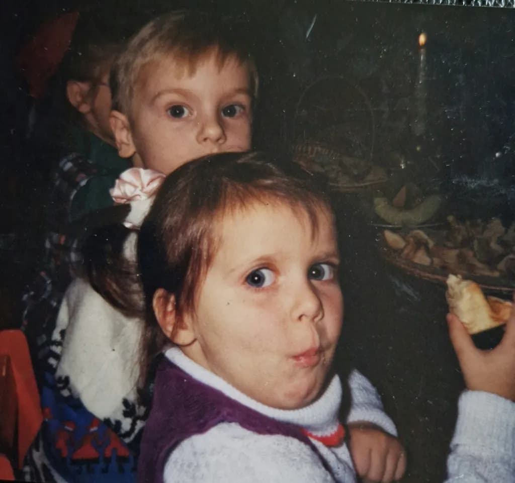 Whimsical Childhood Moments: A Playful Glimpse into Innocent Curiosity and Joyful Surprises