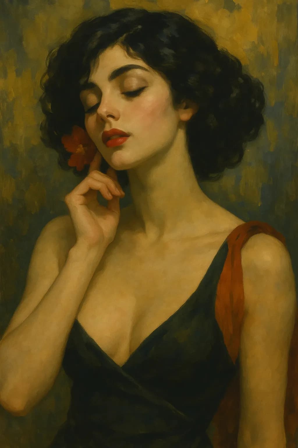Whispers of Elegance: A Portrait of Timeless Beauty and Grace