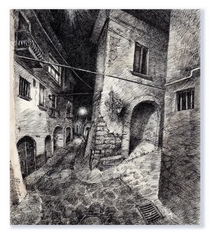Whispers of the Night: A Serene Stroll Through an Enigmatic Alleyway