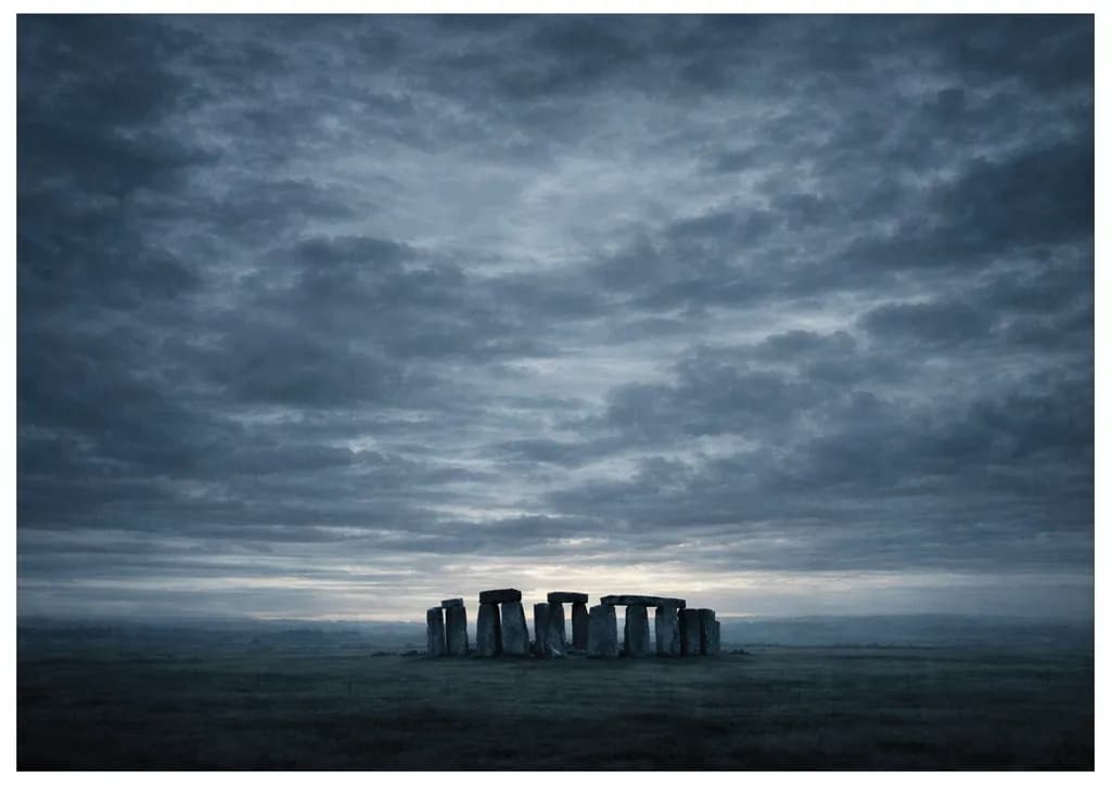 Beneath the Brooding Sky: Stonehenge in Twilight