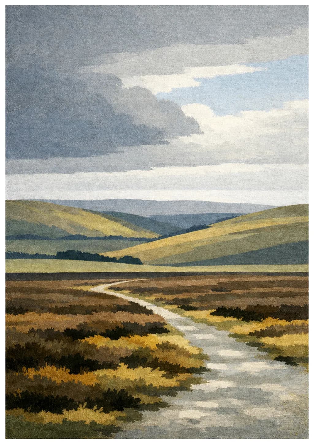 Rain Passing on the Moor