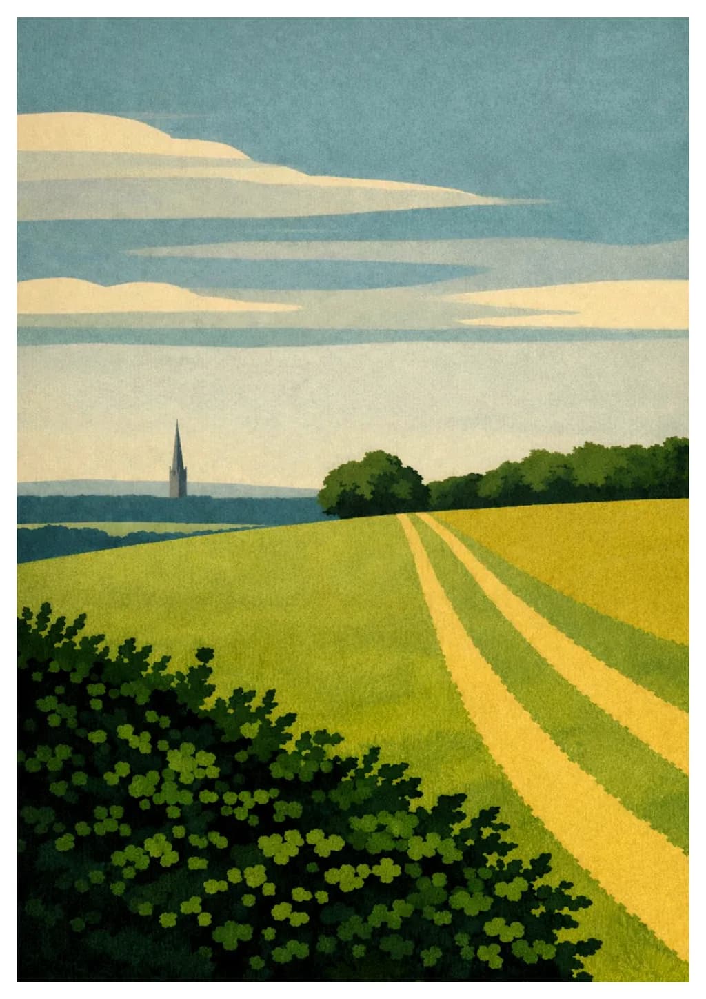 Wolds with Spire