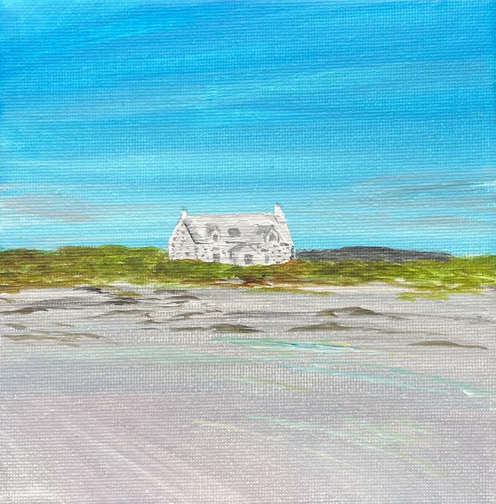 Whispers of Solitude: A Coastal Retreat Under the Vast Sky