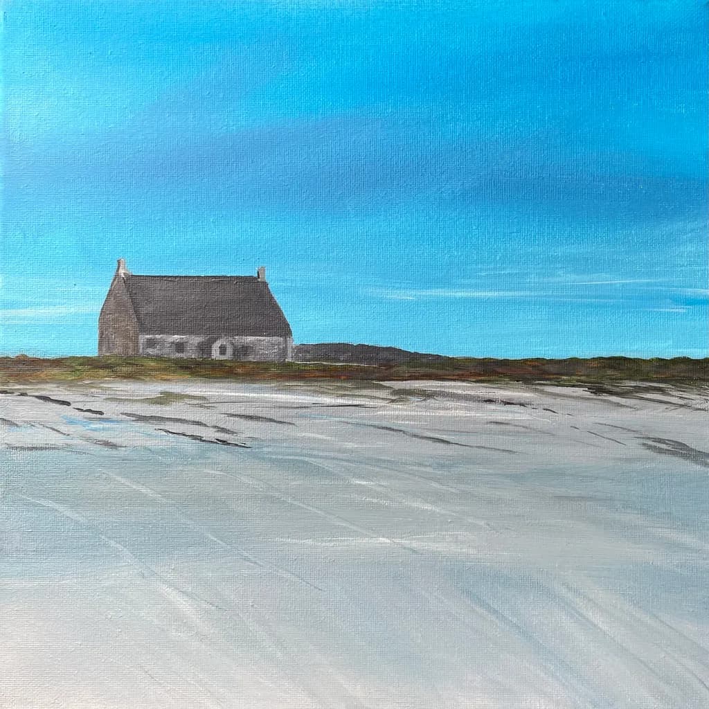 Serene Solitude: A Coastal Retreat Under the Expansive Sky