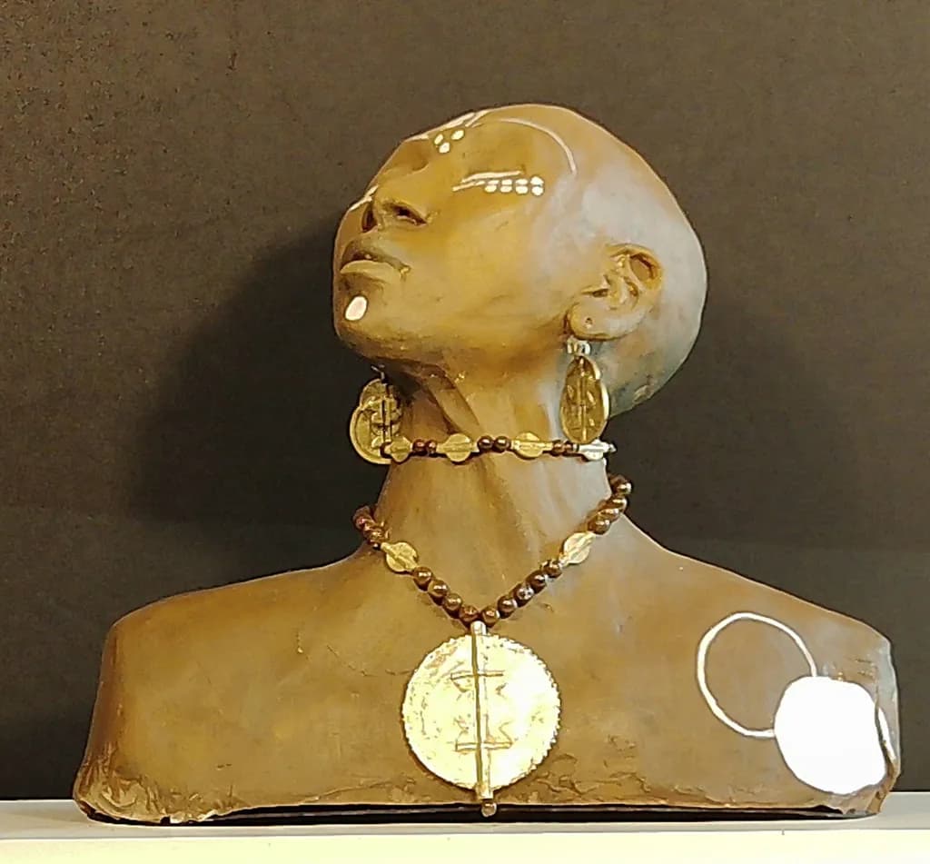 Ethereal Elegance: A Sculptural Tribute to Cultural Heritage and Identity