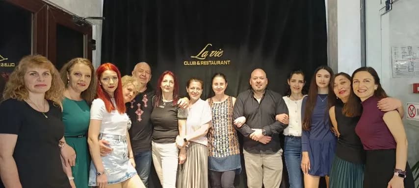 Celebrating Diversity: A Joyful Gathering of Friends at La Vie Restaurant
