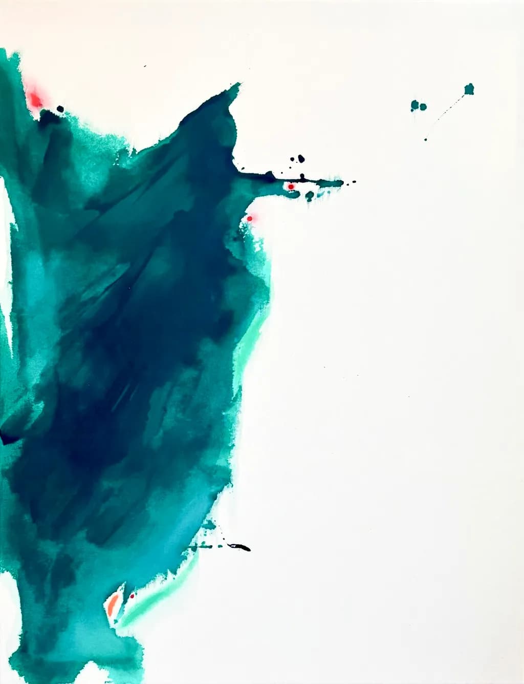 Fluid Harmony: An Abstract Exploration of Blue and Texture