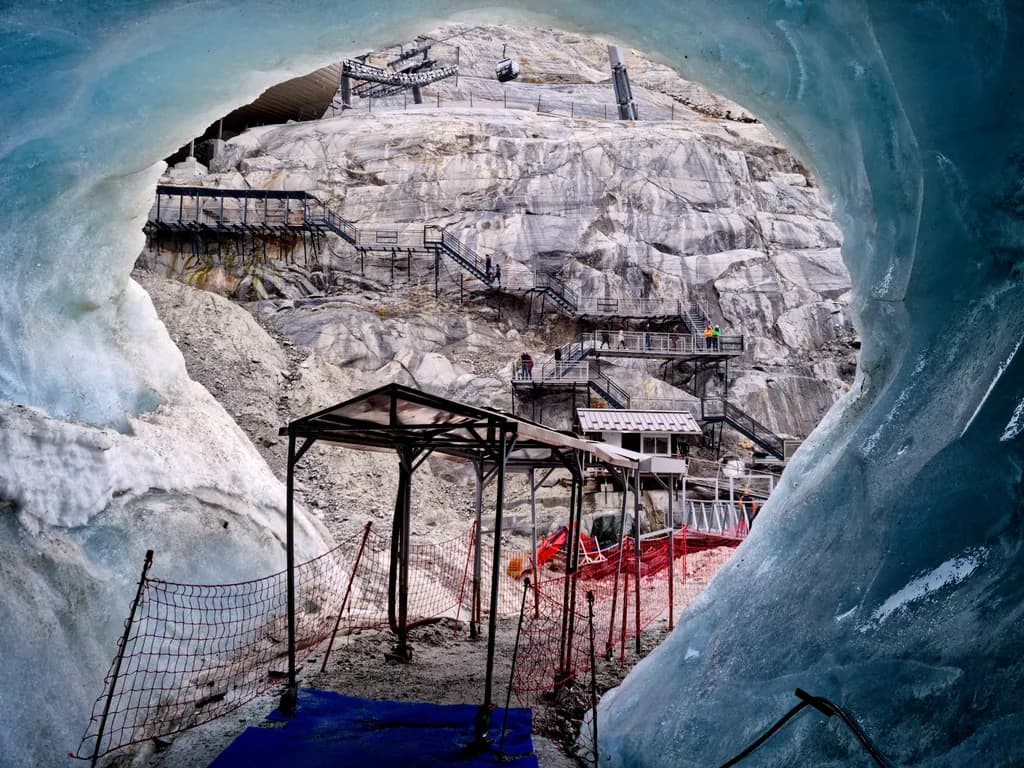 Glacial Gateway: A Journey Through Nature's Icy Embrace