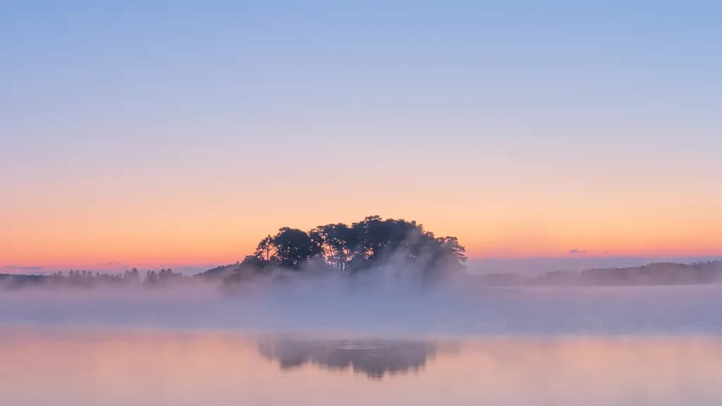 Morning Mist Isle