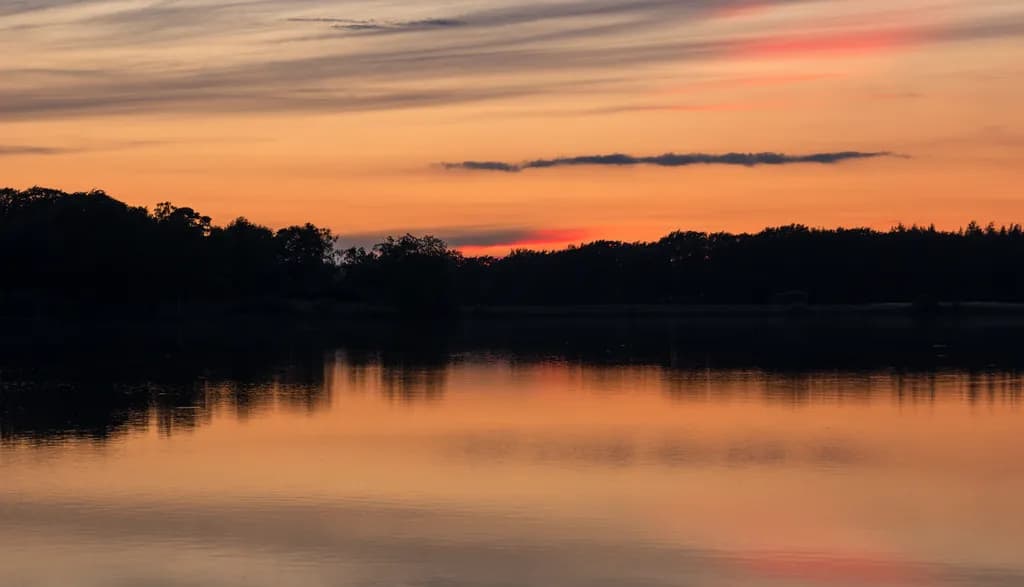 Evening Lake Reflection