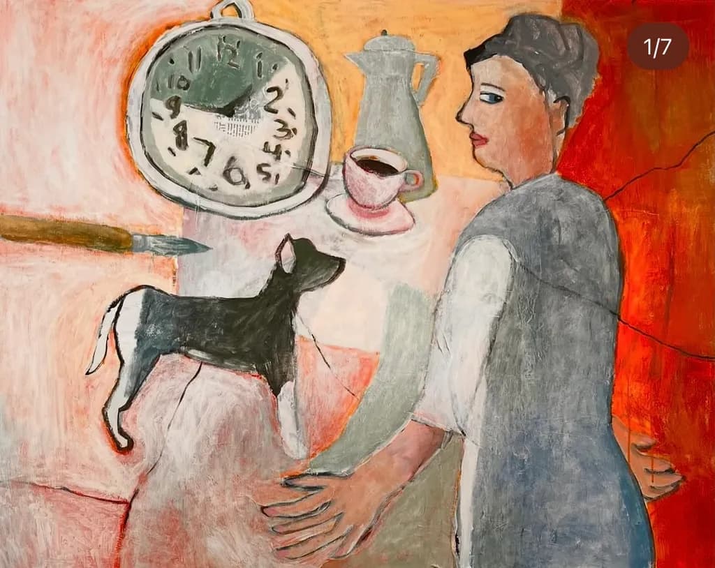 Whispers of Time: A Morning Ritual with Coffee and Companionship