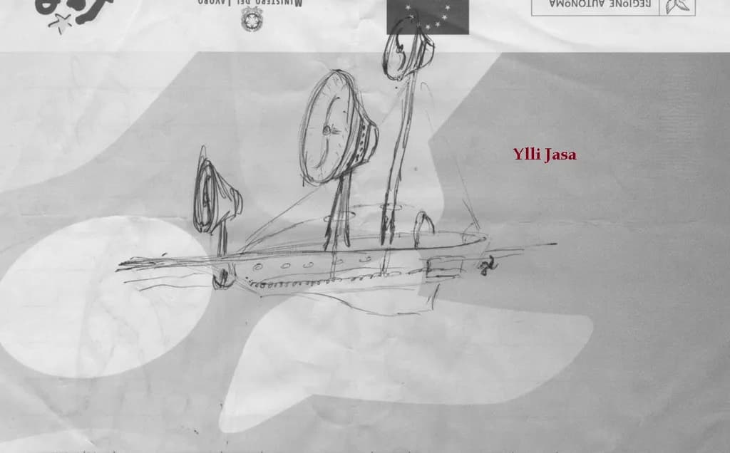 Whispers of the Sea: A Nautical Dreamscape in Sketch Form