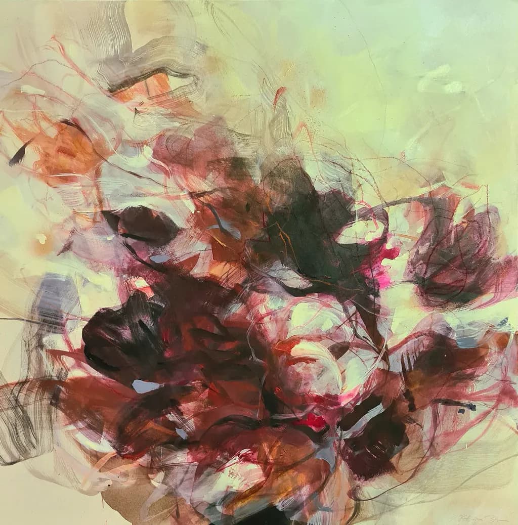 Whispers of Color: An Abstract Journey Through Emotion and Form
